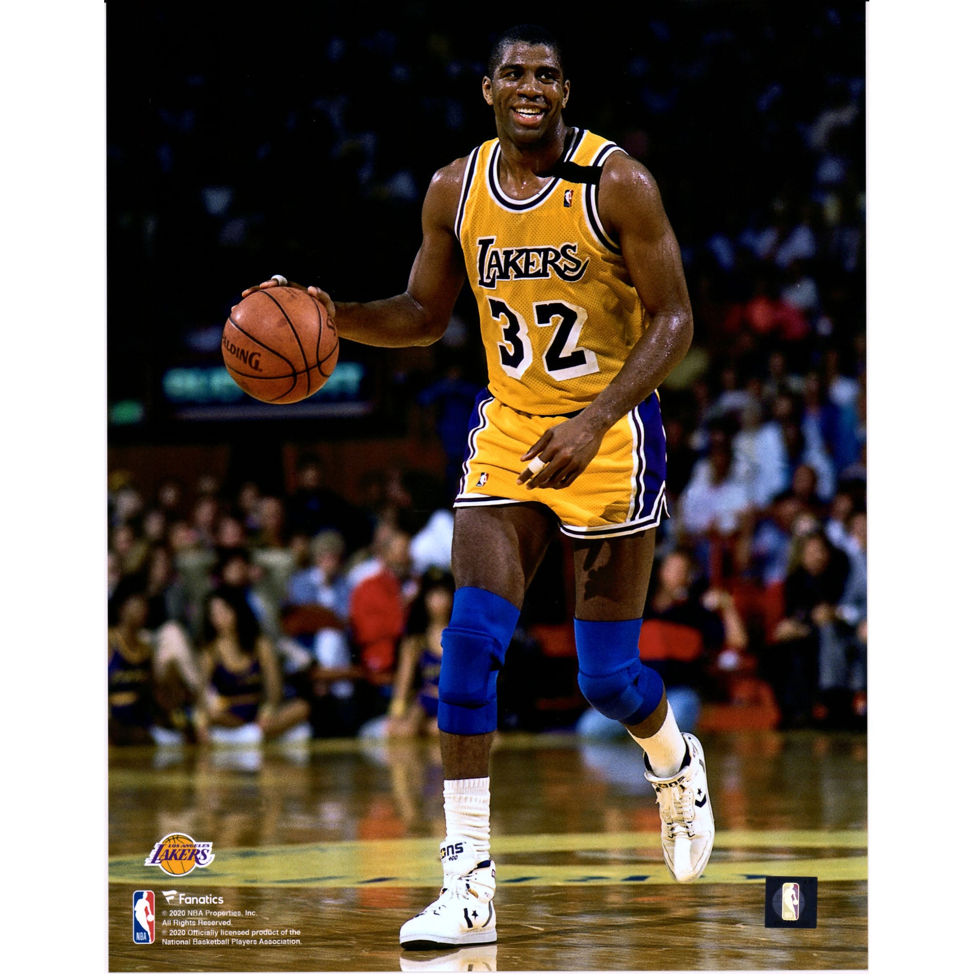 Magic Johnson Abstract Magic Johnson In Action