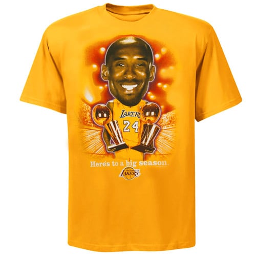 Majestic Los Angeles Lakers #24 Kobe Bryant Gold Big Season Player