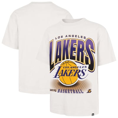 Los Angeles Lakers '47 Team Flex Foundation T-Shirt - Cream