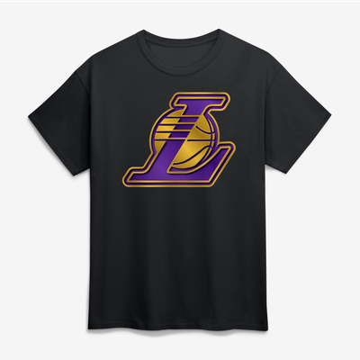 Los Angeles Lakers Big & Tall Forged Mascot T-Shirt - Black