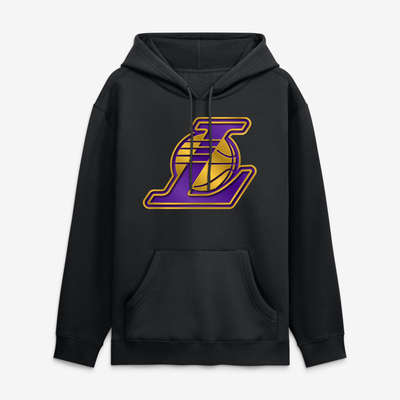 Los Angeles Lakers  Metallic Mascot Hoodie - Black