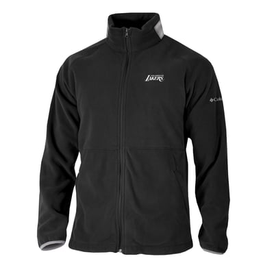 Los Angeles Lakers Columbia Everest Ridge Full-Zip Fleece Jacket - Black