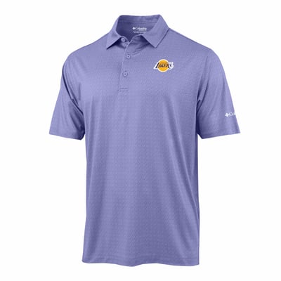 Los Angeles Lakers Columbia Pacer Polo - Purple