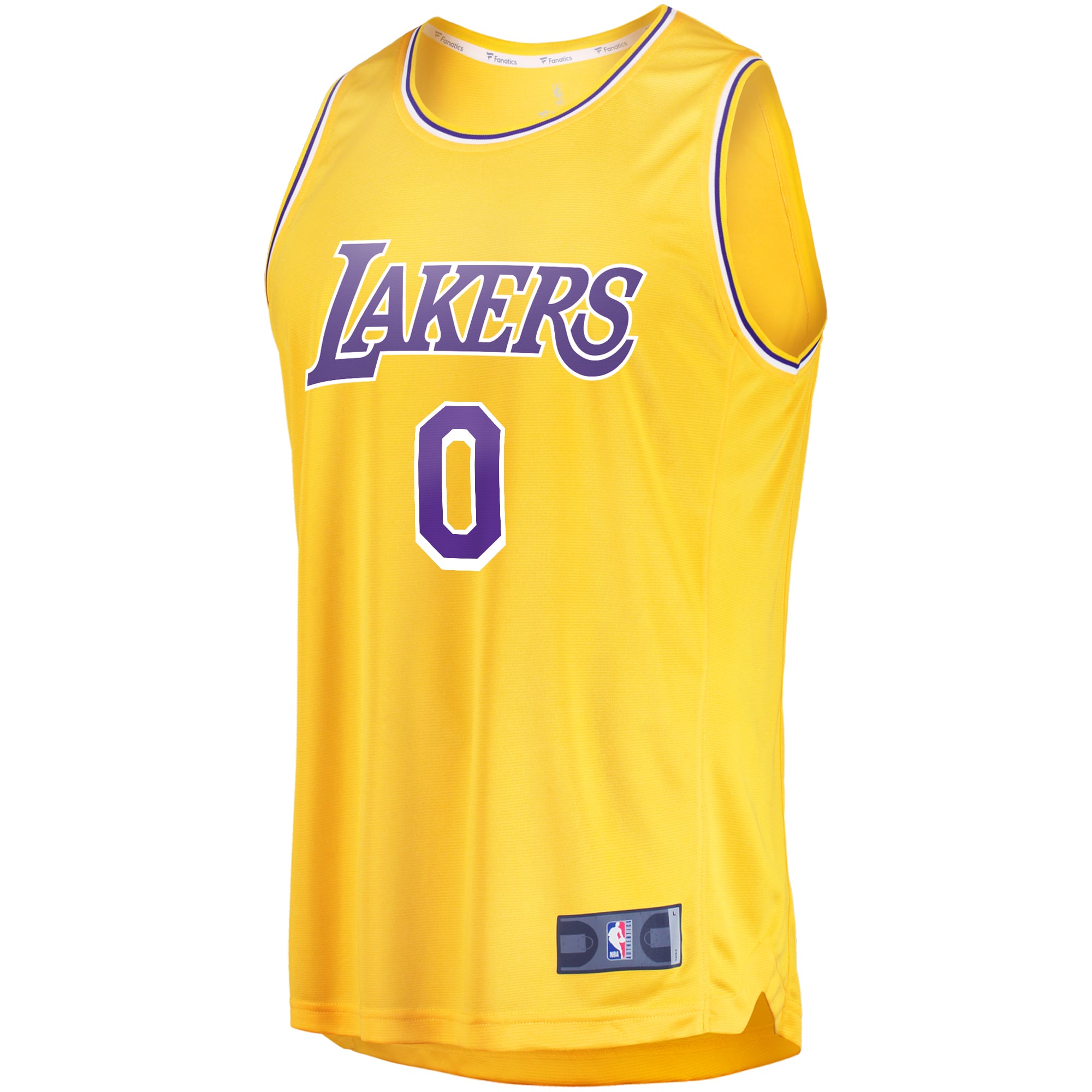 Men's Los Angeles Lakers Kyle Kuzma Fanatics Gold Fast Break