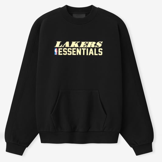 Los Angeles Lakers Fear of God 90s Relaxed Sweatshirt - Black