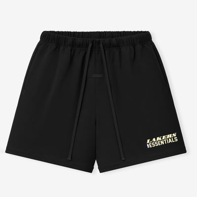 Los Angeles Lakers Fear of God Classic Shorts - Black