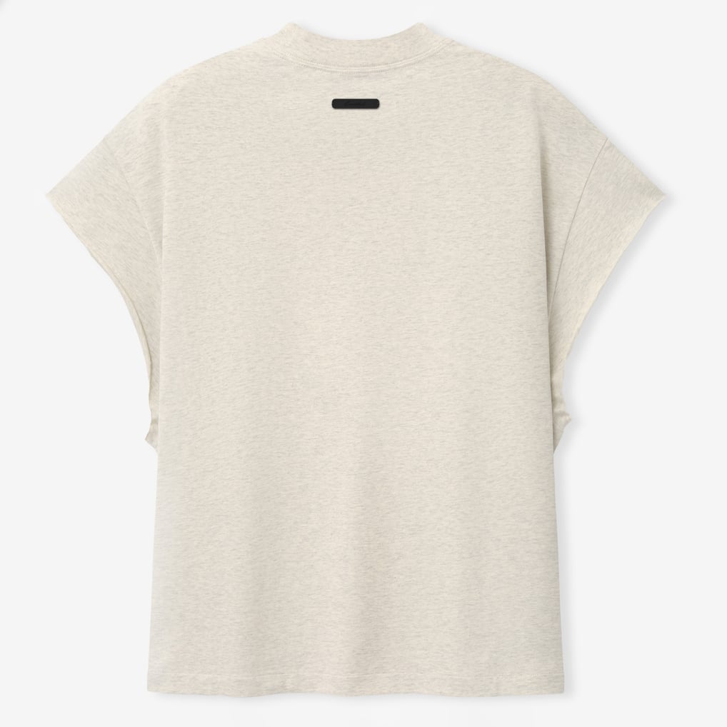 Fear Level Design Los Angeles Lakers Fear of God Cut-Off Muscle T-Shirt - Cream
