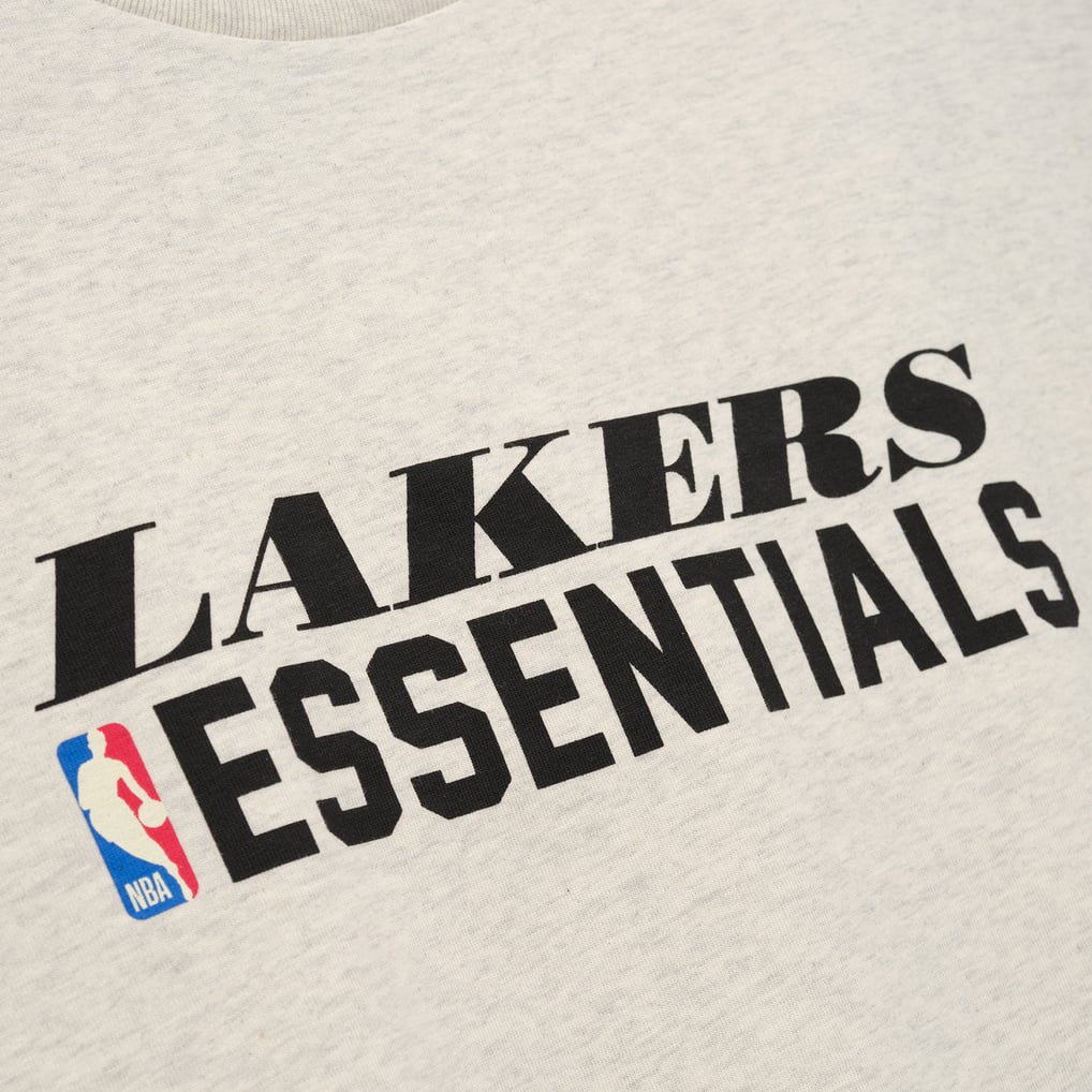 Fear Level Design Los Angeles Lakers Fear of God Cut-Off Muscle T-Shirt - Cream