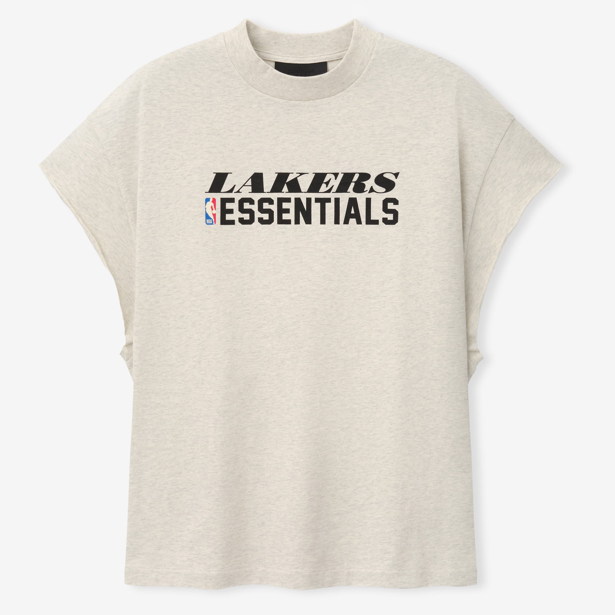 Los Angeles Lakers Fear of God Cut-Off Muscle T-Shirt - Cream