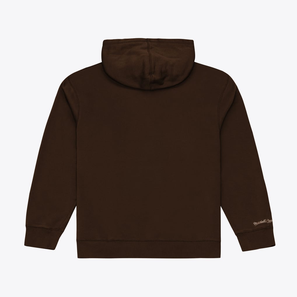 Los Angeles Lakers Mitchell & Ness Core Essentials Chocolate Hoodie - Brown