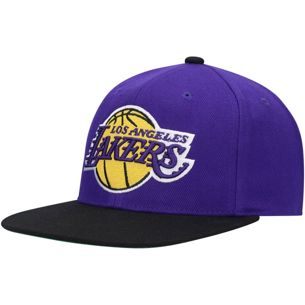 Vintage Los Angeles NBA Lakers Purple Black Caps Bundle Mitchell And Ness Vintage Los Angeles NBA Lakers Purple Black Caps Bundle  main image 3