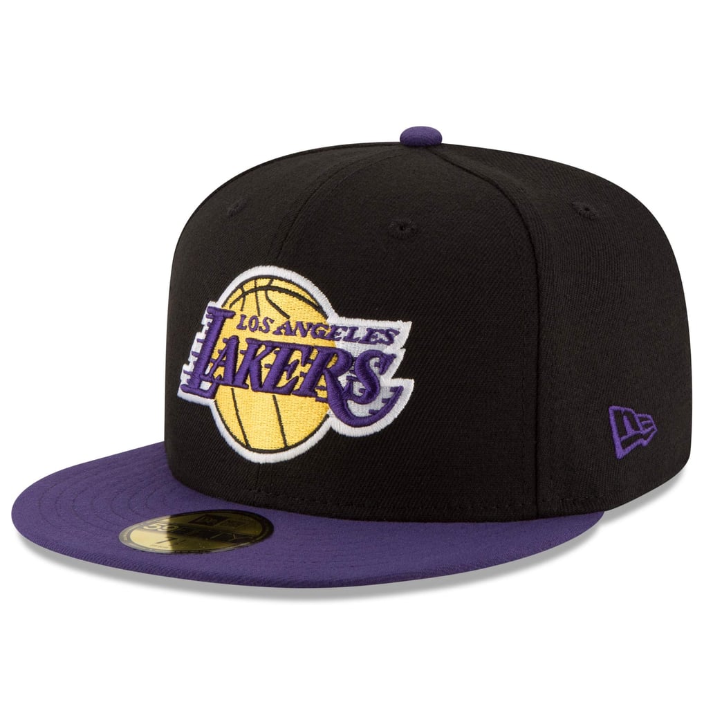 Men's Los Angeles Lakers New Era Black/Purple Official Team Color 2Tone ...