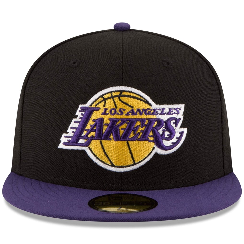 Men's Los Angeles Lakers New Era Black/Purple Official Team Color 2Tone ...