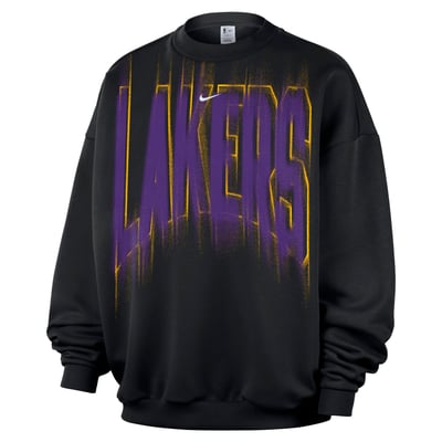 Los Angeles Lakers Nike 2026/27 Standard Issue Team Fleece Pullover Sweatshirt - Black