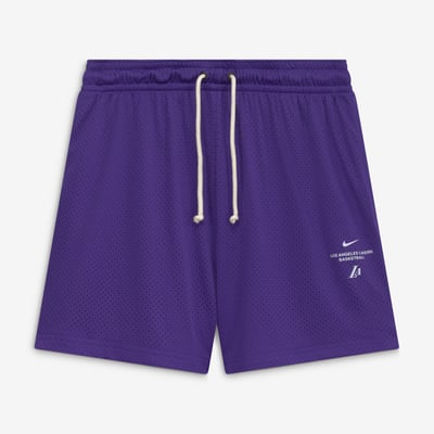 Los Angeles Lakers Nike 2026 Standard Issue Practice Mesh Shorts - Purple