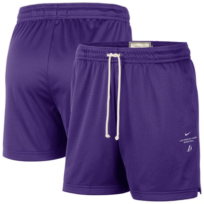 Los Angeles Lakers Nike 2026 Standard Issue Practice Mesh Shorts - Purple