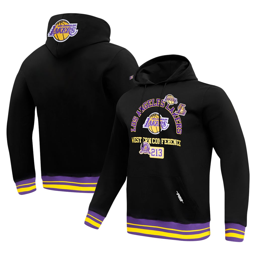 Los Angeles Lakers Pro Standard Area Code Pullover Hoodie - Black