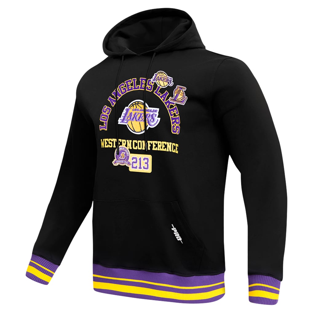 Los Angeles Lakers Pro Standard Area Code Pullover Hoodie - Black