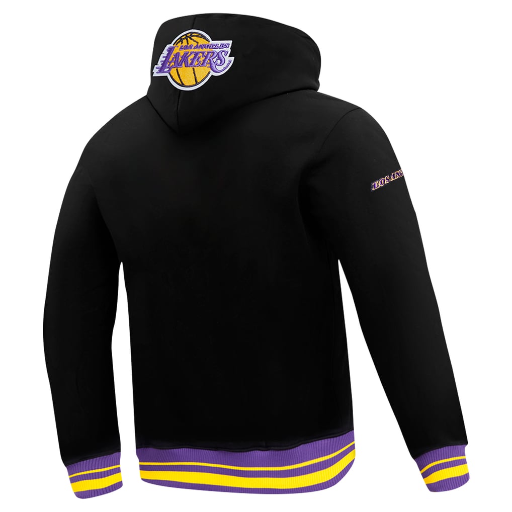 Los Angeles Lakers Pro Standard Area Code Pullover Hoodie - Black