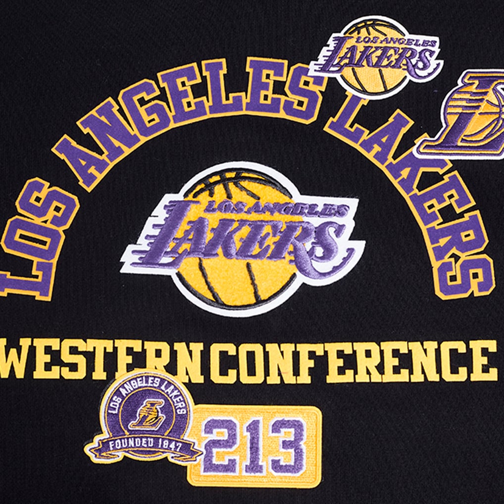 Los Angeles Lakers Pro Standard Area Code Pullover Hoodie - Black