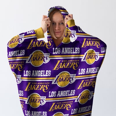 Los Angeles Lakers Pegasus Wave Ultra Soft Fan Cape