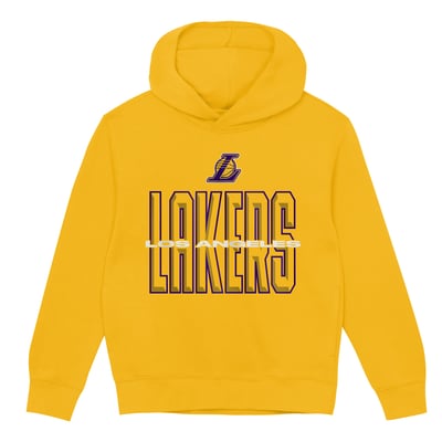 Los Angeles Lakers Outerstuff Preschool Field General Fleece Hoodie - Gold