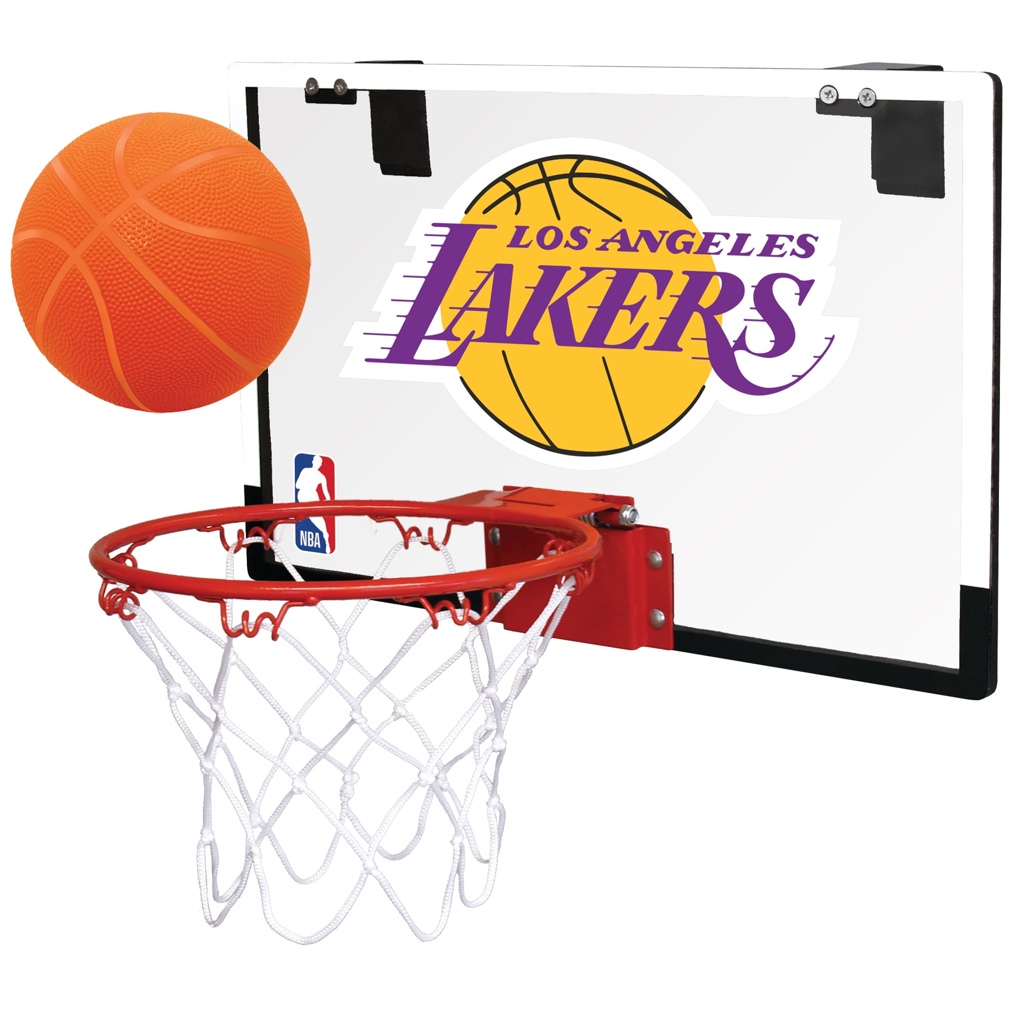 Los Angeles Lakers Rawlings NBA Polycarbonate Hoop Set