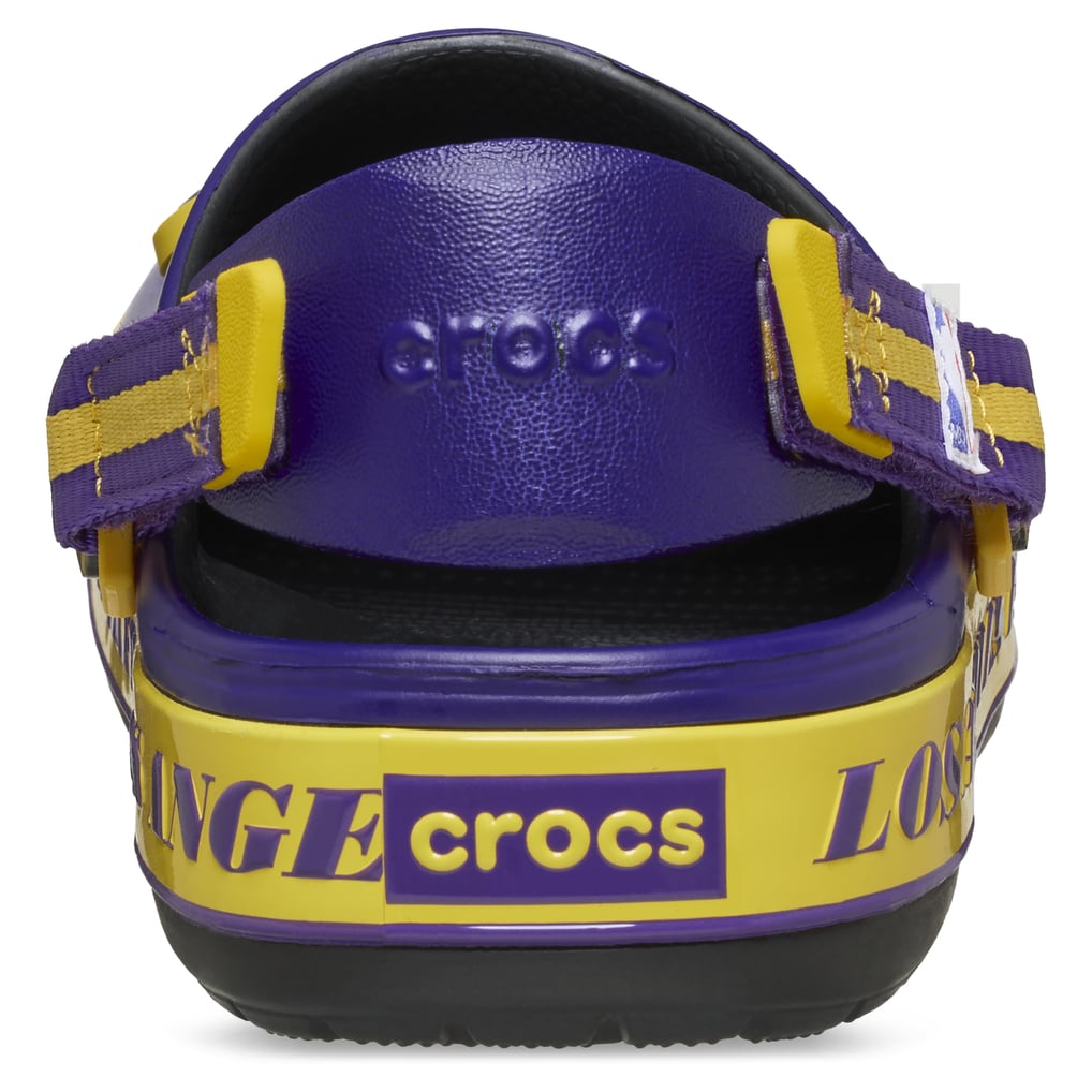 Unisex Los Angeles Lakers Crocs Purple Adjustable Classic Clog