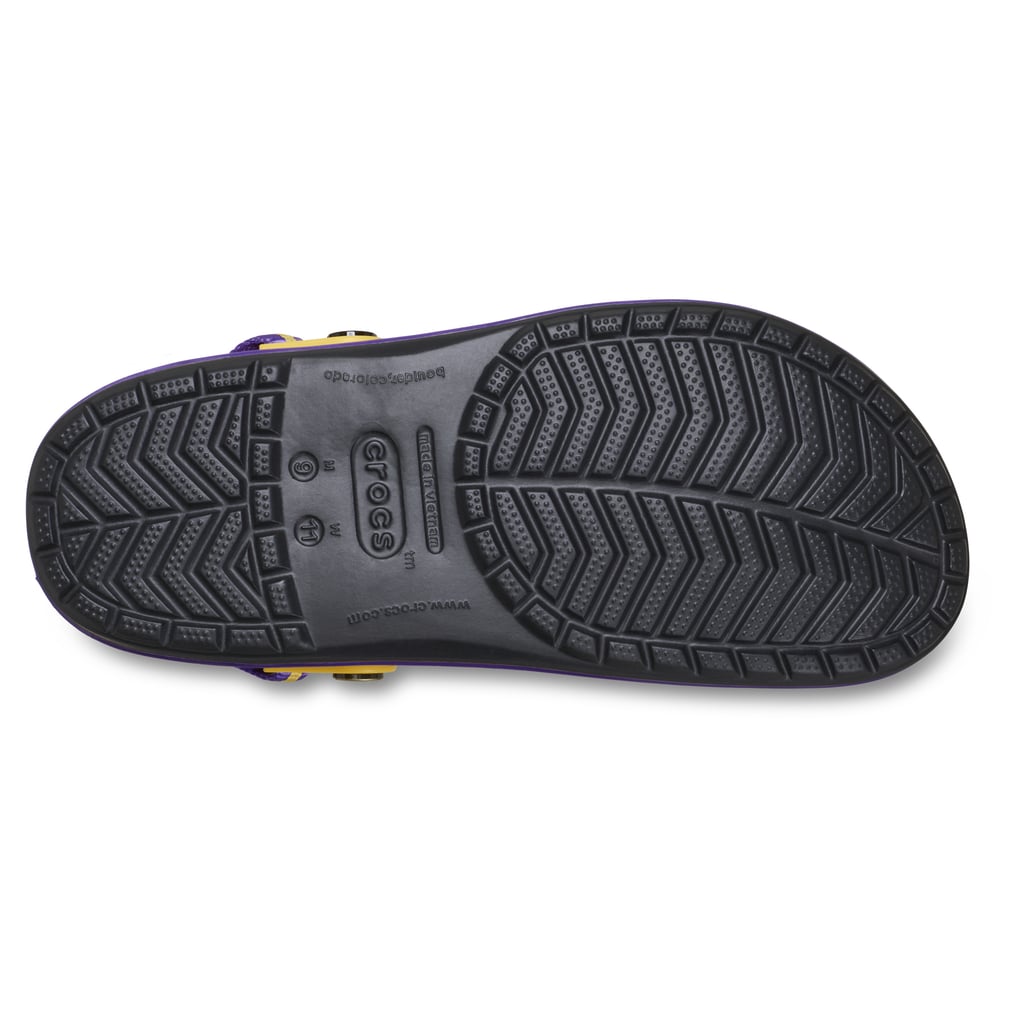 Unisex Los Angeles Lakers Crocs Purple Adjustable Classic Clog