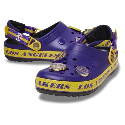  Los Angeles Lakers Crocs Unisex Adjustable Classic Clog - Purple