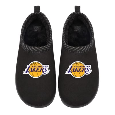 Los Angeles Lakers ISlide Unisex Primary Logo Mission Slippers - Black
