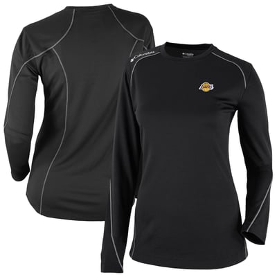  Los Angeles Lakers Columbia Women's Omni-Wick Shotgun Long Sleeve Top - Black