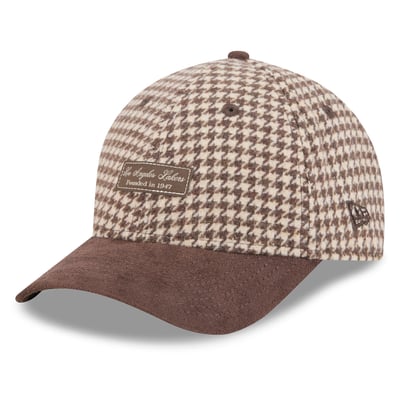 Los Angeles Lakers New Era Women's Faux Wool 9FORTY A-Frame M-Crown Adjustable Hat - Light Brown