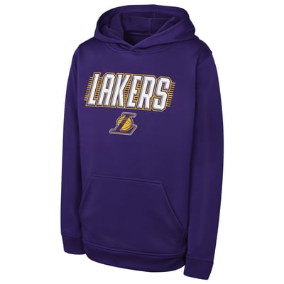Los Angeles Lakers Outerstuff Youth Sack Party Performance Hoodie - Purple