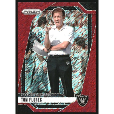 2024 Panini Prizm Prizms Red Shimmer #156 Tom Flores