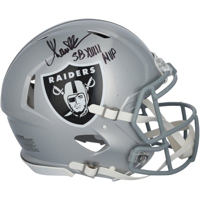 Marcus Allen Los Angeles Raiders Autographed Fanatics Authentic Riddell Speed Authentic Helmet with "SB XVIII MVP" Inscription