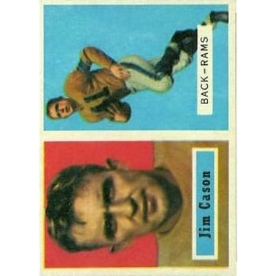 1957 Topps #143 Jim Cason DP RC
