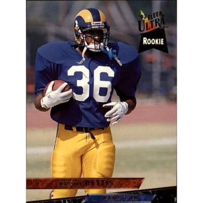 1993 Ultra #232 Jerome Bettis RC