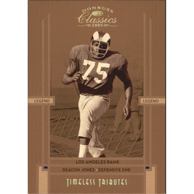 2005 Donruss Classics Timeless Tributes Bronze #128 Deacon Jones