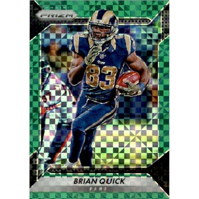 2016 Panini Prizm Prizms Green Power #123 Brian Quick