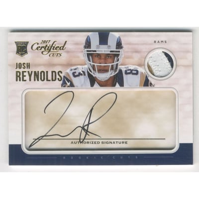 2017 Certified Cuts #237 Josh Reynolds JSY AU/299 RC