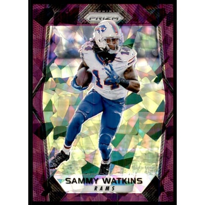 2017 Panini Prizm Prizms Purple Crystals #178 Sammy Watkins