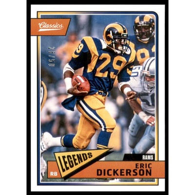 2018 Classics Blank Back #102 Eric Dickerson