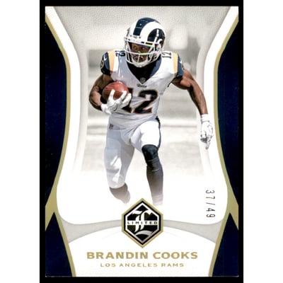 2018 Limited Gold Spotlight #53 Brandin Cooks