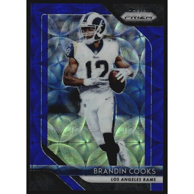 2018 Panini Prizm Prizms Blue Scope #94 Brandin Cooks