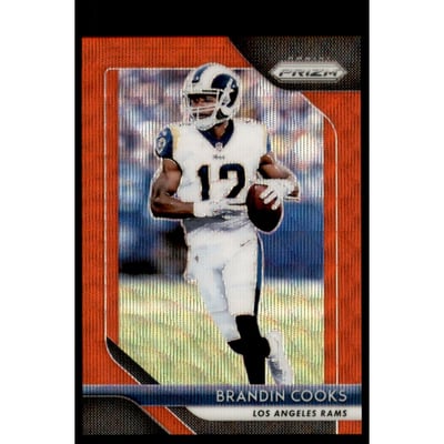 2018 Panini Prizm Prizms Red Wave #94 Brandin Cooks
