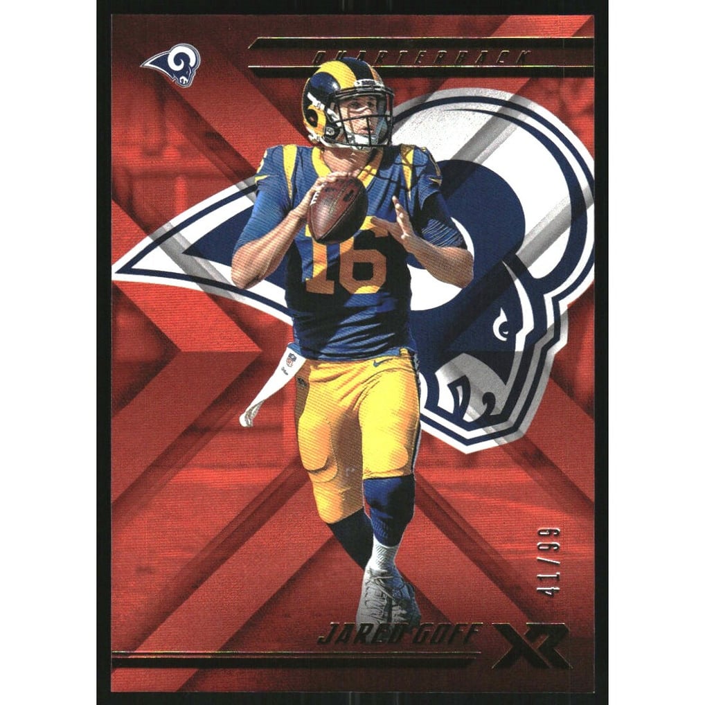2018 Panini XR Orange #89 Jared Goff