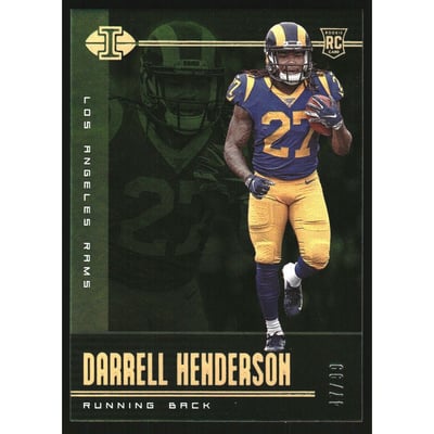 2019 Panini Illusions Trophy Collection Green #98 Darrell Henderson