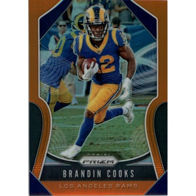 2019 Panini Prizm Prizms Orange #240 Brandin Cooks