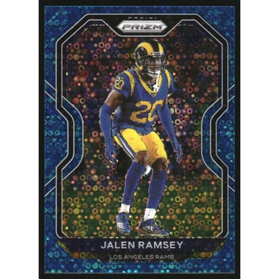 2020 Panini Prizm Prizms No Huddle Blue #278 Jalen Ramsey